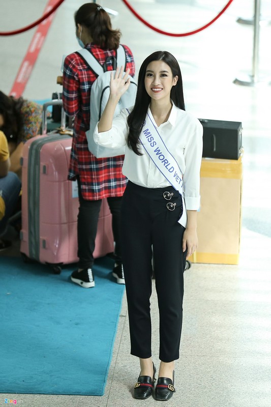 Do My Linh duoc fan vay kin o san bay di thi Miss World 2017-Hinh-7